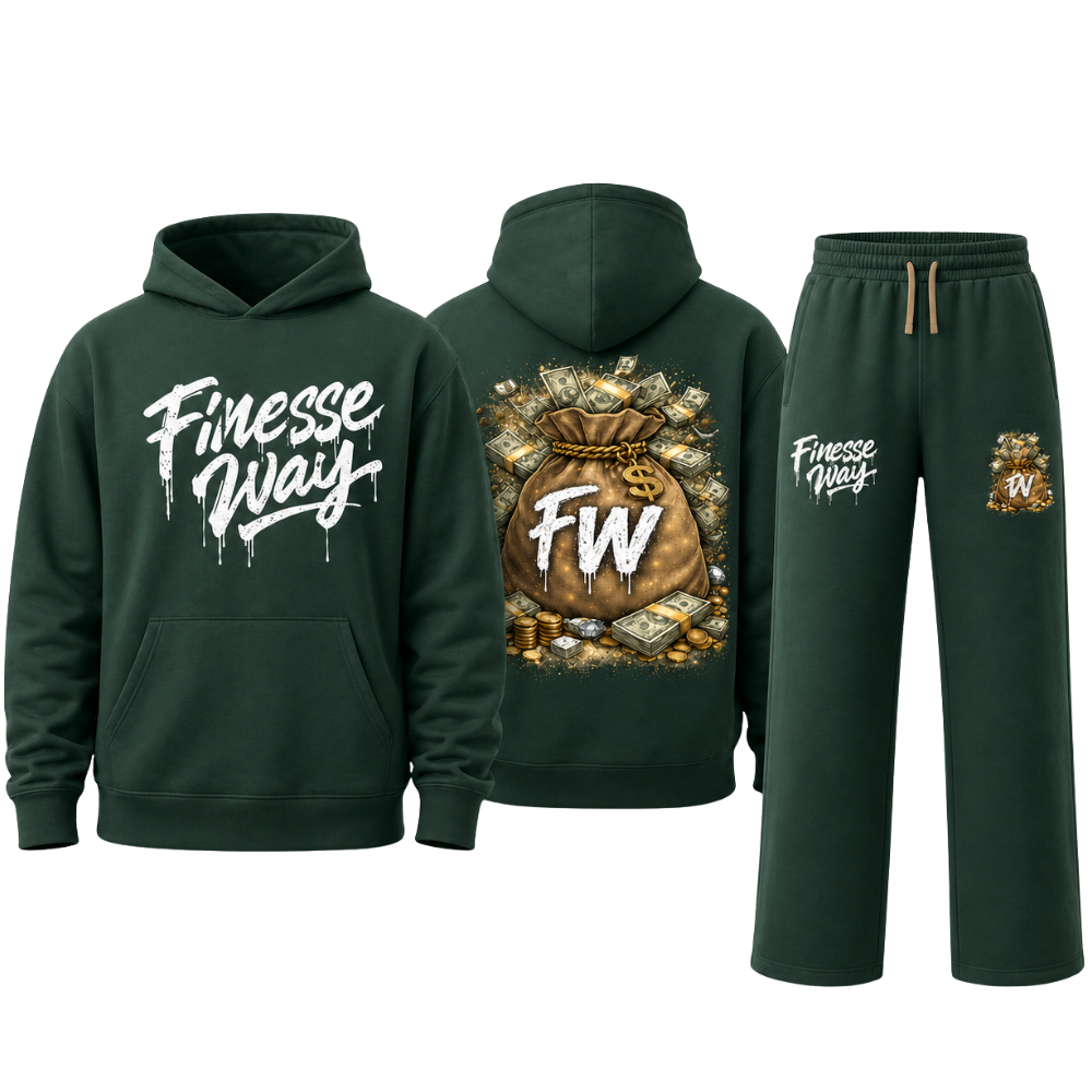 FW Money Bag Set — Forest Green