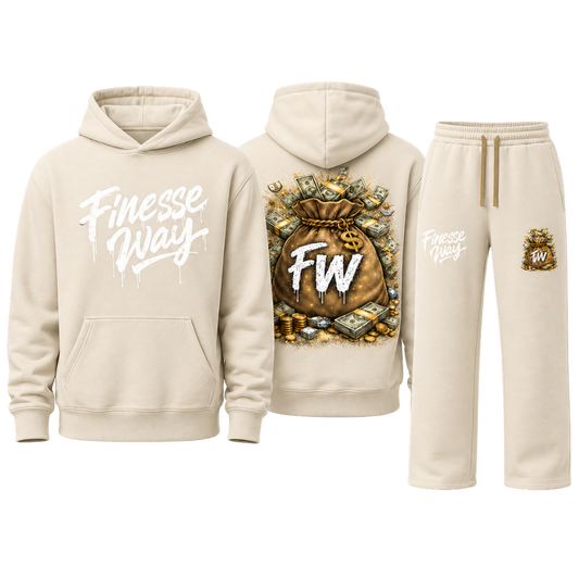 FW Money Bag Set  — Cream